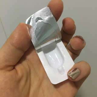 야시엔코 앰플수면팩 퍼플 — 4.17점을 준 리뷰어가 2018년 7월 올린 사용 사진
