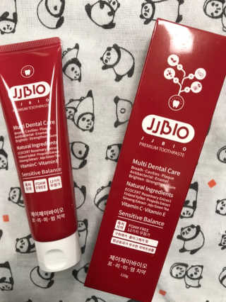 JJBIO_NEW 제이제이바이오 프리미엄 치약 — 4.5점을 준 리뷰어가 2018년 11월 올린 사용 사진