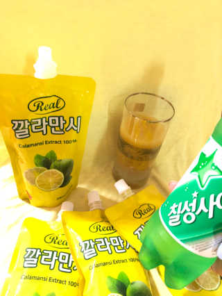 장수농가 리얼깔라만시 — 4.17점을 준 리뷰어가 2018년 4월 올린 사용 사진
