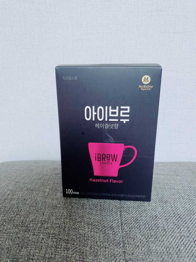 아이브루 헤이즐넛향 100T 리뷰 사진