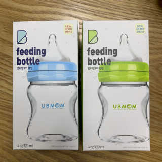 유비맘 신생아젖병 120ml 트리플팩_ 젖꼭지 포함 — 2점을 준 리뷰어가 2020년 3월 올린 사용 사진