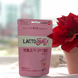 락토조이 구미젤리 복숭아맛 — 5점을 준 리뷰어가 2019년 6월 올린 사용 사진