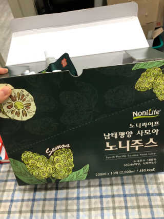 장수농가 남태평양 사모아 노니 원액 1L or 200mlx10팩 중 택 1 — 1점을 준 리뷰어가 2019년 1월 올린 사용 사진