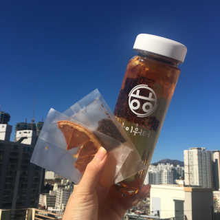 ㅎㅎ마이워터 과일워터팩+전용보틀_레몬파인애플 — 5점을 준 리뷰어가 2017년 12월 올린 사용 사진