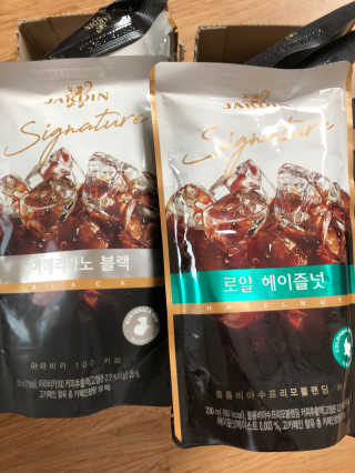 (주)쟈뎅 쟈뎅 시그니처 블랙, 헤이즐넛 230ml — 5점을 준 리뷰어가 2018년 7월 올린 사용 사진