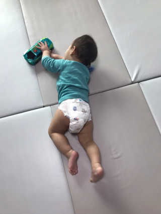 보솜이 액션핏 팬티형 — 5점을 준 리뷰어가 2019년 3월 올린 사용 사진