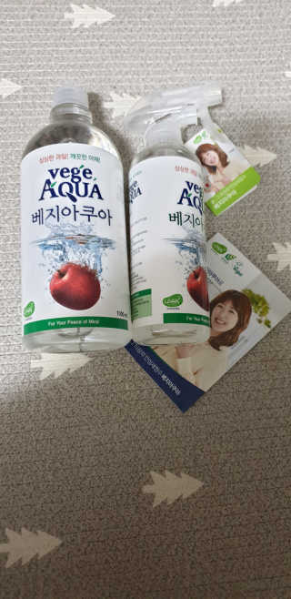 베지아쿠아 475ml + 리필 1000ml 1Set — 5점을 준 리뷰어가 2019년 11월 올린 사용 사진