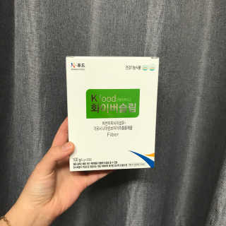 두루원 똥기사의 Kfood 화이버슬림 — 5점을 준 리뷰어가 2018년 11월 올린 사용 사진