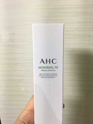 AHC 에이 에이치 씨 미니멀 10 워터리 에센스 — 4.5점을 준 리뷰어가 2018년 12월 올린 사용 사진