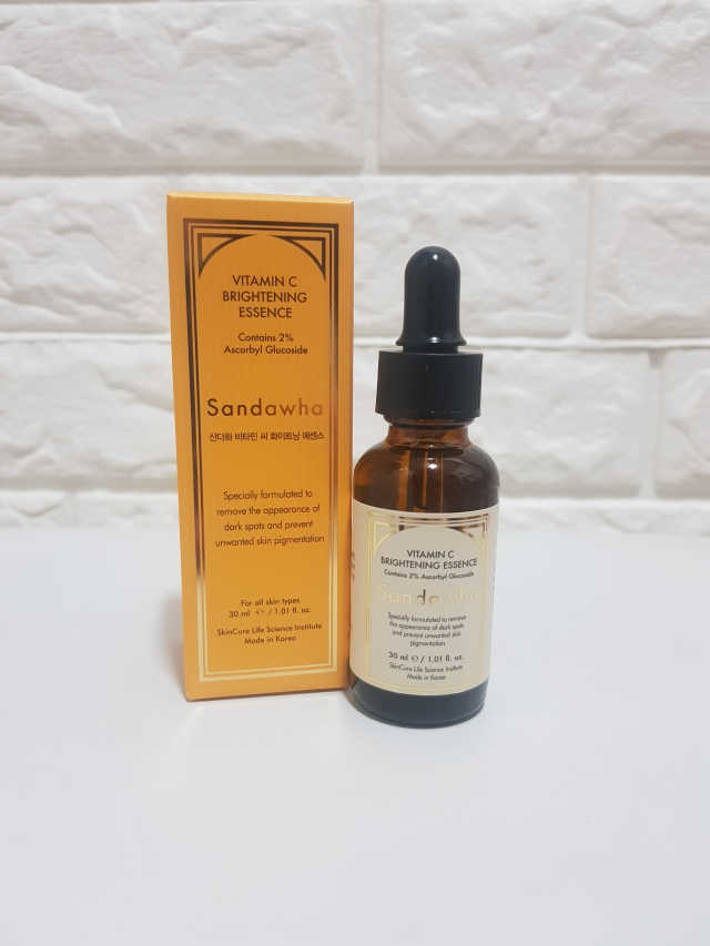 [스킨큐어] 산다화 비타민C 화이트닝 에센스 30ml 리뷰 사진