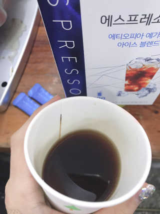 (주)쟈뎅 [쟈뎅] 에스프레소스틱 아이스블렌드 — 4.5점을 준 리뷰어가 2019년 4월 올린 사용 사진
