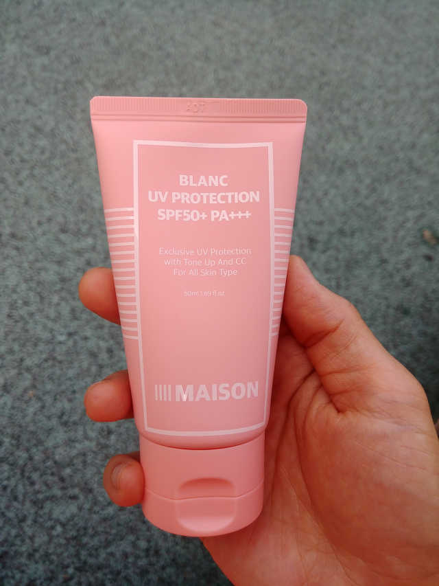 블랑 톤업 선크림 리뷰 사진