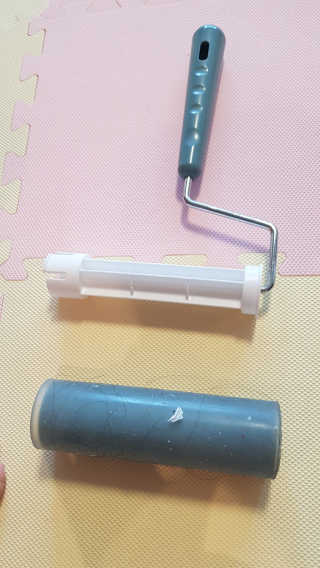 물로 씻어 쓰는 반영구 롤크리너 핸디 모노톤 에디션 — 5점을 준 리뷰어가 2019년 8월 올린 사용 사진