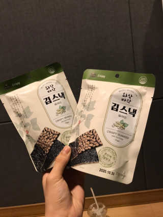 더빈트 와삭바삭 김스낵 — 3.5점을 준 리뷰어가 2019년 12월 올린 사용 사진