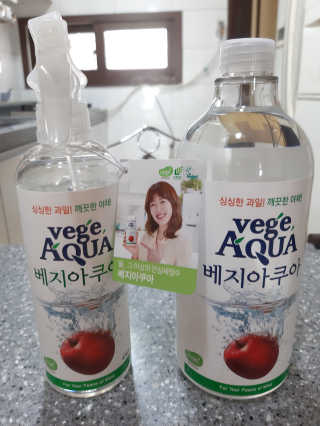 베지아쿠아 475ml + 리필 1000ml 1Set — 5점을 준 리뷰어가 2019년 8월 올린 사용 사진