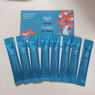오지아이 워터 밤 모이스처 슬리핑 팩 4ml X 20pcs — 5점을 준 리뷰어가 2019년 12월 올린 사용 사진