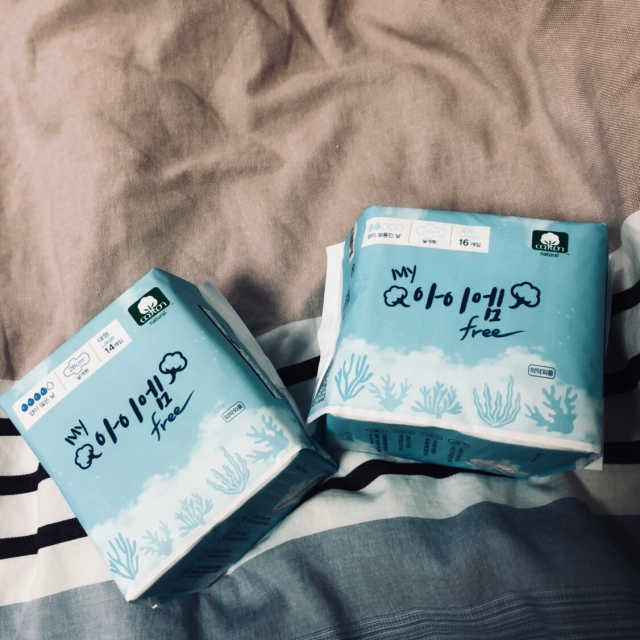 마이아이엠 생리대 리뷰 사진