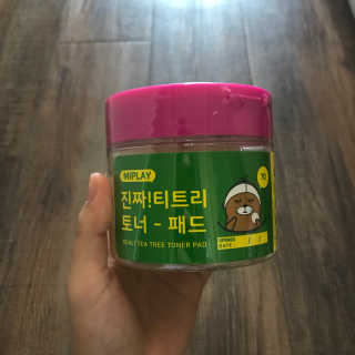미플레이 진짜 티트리 토너 패드 — 5점을 준 리뷰어가 2018년 11월 올린 사용 사진