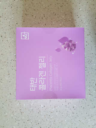네츄럴굿띵스 태반 콜라겐 젤리 15포 — 5점을 준 리뷰어가 2019년 3월 올린 사용 사진