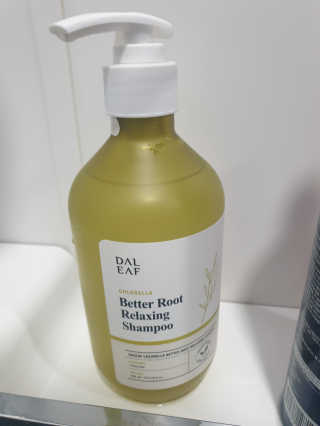달리프 클로렐라 베러 루트 릴렉싱 샴푸 500ml — 1점을 준 리뷰어가 2020년 2월 올린 사용 사진