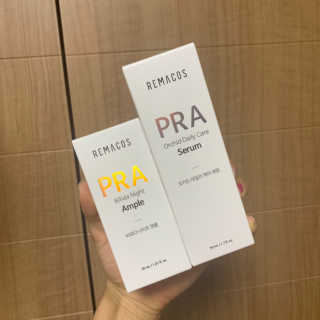 리메코스 PRA 비피다나이트앰플+PRA 오키드데일리케어세럼 — 5점을 준 리뷰어가 2019년 6월 올린 사용 사진