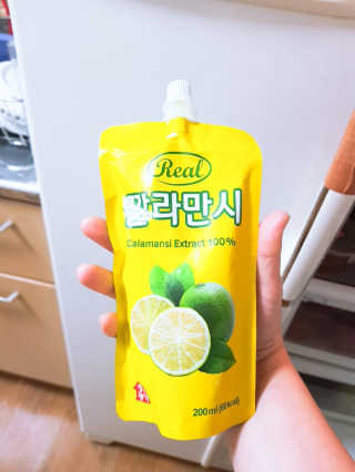 장수농가 리얼깔라만시 — 4점을 준 리뷰어가 2018년 4월 올린 사용 사진