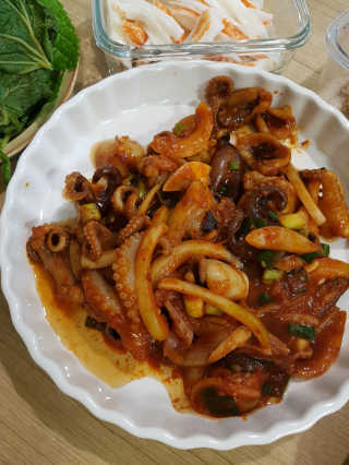 맵꾸미 쭈꾸미볶음 450g — 5점을 준 리뷰어가 2019년 8월 올린 사용 사진