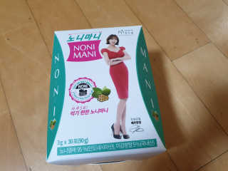 정찬우 꽐라만시 [띵보몰]건강환 습관 노니마니 스틱 1Box — 3.5점을 준 리뷰어가 2019년 7월 올린 사용 사진