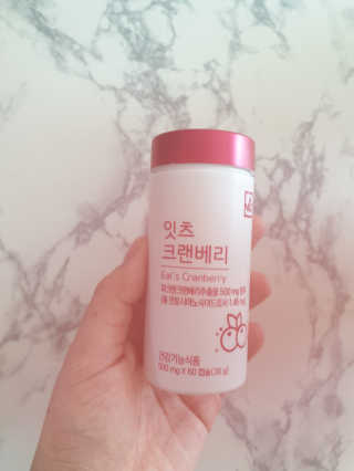 네츄럴굿띵스 잇츠 크랜베리 1병 30일분 — 5점을 준 리뷰어가 2019년 10월 올린 사용 사진