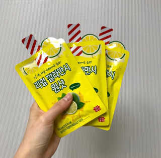 장수농가 리얼깔라만시 원샷 50ml 10팩+보틀 — 5점을 준 리뷰어가 2019년 5월 올린 사용 사진
