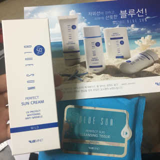블루마인드 블루선 퍼펙트 선크림 [마일드] — 4.5점을 준 리뷰어가 2018년 7월 올린 사용 사진