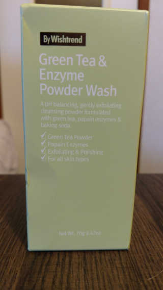 바이 위시트랜드 Green Tea Powder Wash — 4.67점을 준 리뷰어가 2018년 1월 올린 사용 사진