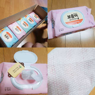 보솜이 아기물티슈 베이비케어 푸에디션 캡 74매 10입 — 5점을 준 리뷰어가 2019년 4월 올린 사용 사진