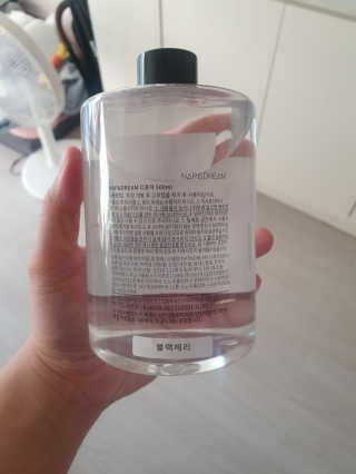 냅앤드림 대용량 디퓨저 리필 500ml 블랙체리향 — 3점을 준 리뷰어가 2020년 3월 올린 사용 사진