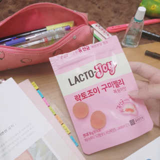 락토조이 구미젤리 복숭아맛 — 5점을 준 리뷰어가 2019년 10월 올린 사용 사진