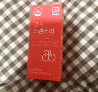네츄럴굿띵스 잇츠 크랜베리 1병 30일분 — 4점을 준 리뷰어가 2019년 10월 올린 사용 사진