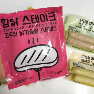 파워닭 닭가슴살 소시지, 스테이크 6종 — 5점을 준 리뷰어가 2018년 7월 올린 사용 사진
