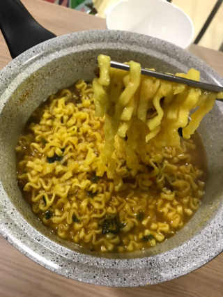 오뚜기카레면 2차 모집 — 4.5점을 준 리뷰어가 2019년 2월 올린 사용 사진