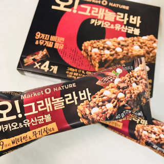 오그래놀라 카카오유산균볼 오그래놀라바 카카오앤유산균볼 — 4.5점을 준 리뷰어가 2020년 3월 올린 사용 사진