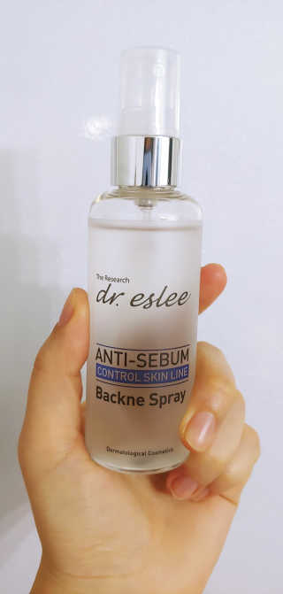 dr.eslee 안티세범 백크네 스프레이 — 5점을 준 리뷰어가 2019년 4월 올린 사용 사진