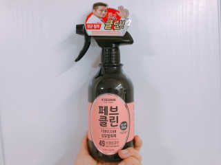 더블유드레스룸 페브클린 500ml — 5점을 준 리뷰어가 2018년 8월 올린 사용 사진