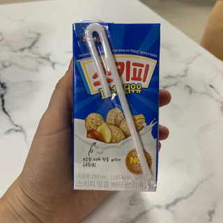 스키피피넛우유 스키피 피넛버터우유 — 5점을 준 리뷰어가 2019년 11월 올린 사용 사진