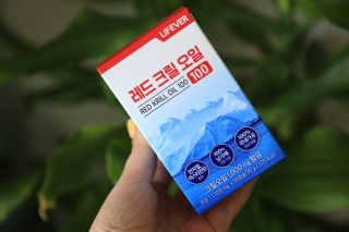라이프에버 레드크릴오일 100 — 5점을 준 리뷰어가 2019년 3월 올린 사용 사진