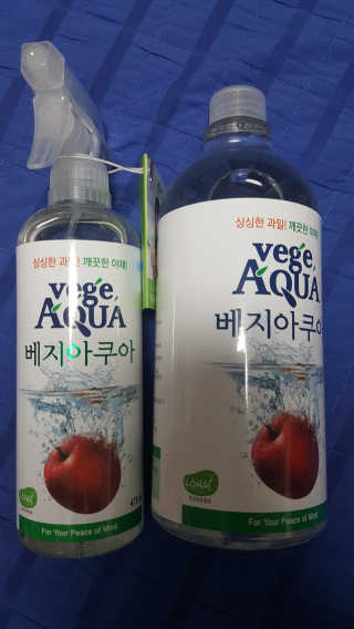베지아쿠아 475ml + 리필 1000ml 1Set — 5점을 준 리뷰어가 2019년 8월 올린 사용 사진