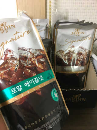 (주)쟈뎅 쟈뎅 시그니처 블랙, 헤이즐넛 230ml — 5점을 준 리뷰어가 2018년 7월 올린 사용 사진