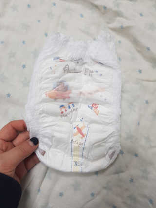 보솜이 액션핏 팬티형 — 5점을 준 리뷰어가 2019년 3월 올린 사용 사진