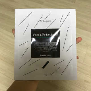 어웨이크어슬립 어슬립 페이스 리프트업 밴드 — 3.67점을 준 리뷰어가 2018년 7월 올린 사용 사진