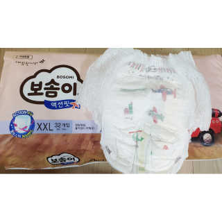 보솜이 액션핏 팬티형 — 5점을 준 리뷰어가 2019년 3월 올린 사용 사진