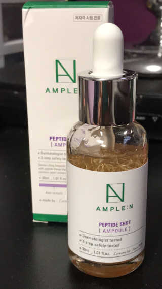 앰플엔 암 페트 펩티드 샷 AMPOULE — 5점을 준 리뷰어가 2019년 6월 올린 사용 사진