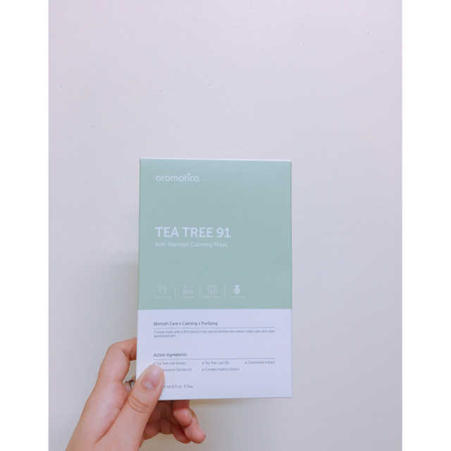 티트리 91 안티 블레미쉬 카밍 마스크 리뷰 사진